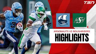 CFL WEEK FOUR: Toronto Argonauts vs. Saskatchewan Roughriders | Full Highlights