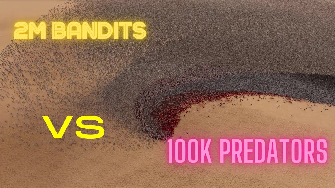 Ultimate Epic Battle Simulator 2 - Bandits VS Predators |  UEBS 2