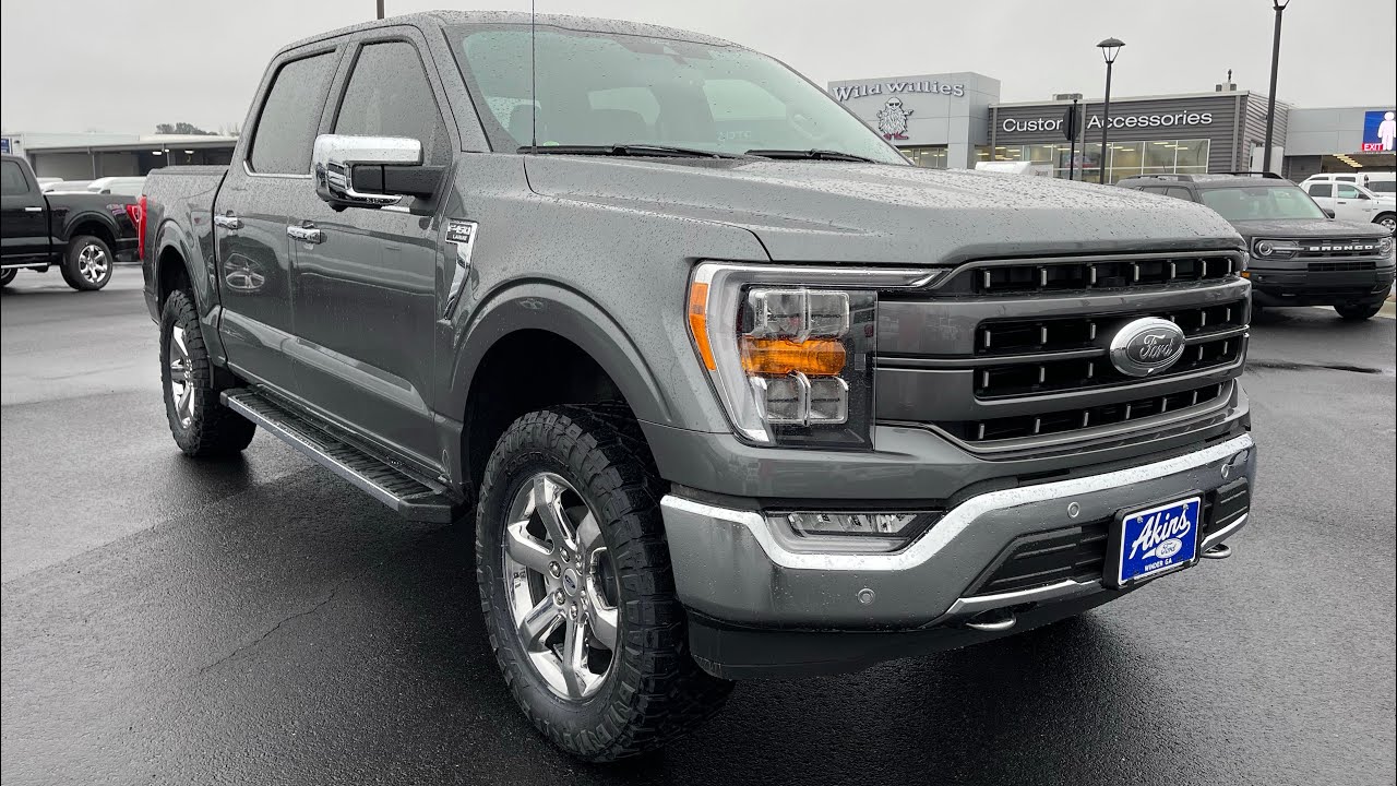 2021 Ford F150 Lariat Covert Edition Carbonized Gray Custom Review