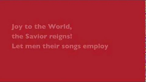 Joy To The World