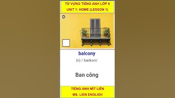 Từ vựng tiếng Anh lớp 6: Unit 1-Home-Lesson 1 #i-learn smart word#tienganhmitlien  #tienganhgiaotiep