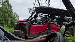 Deep in the heart of WV Man WV Hatfield and McCoy trail riding