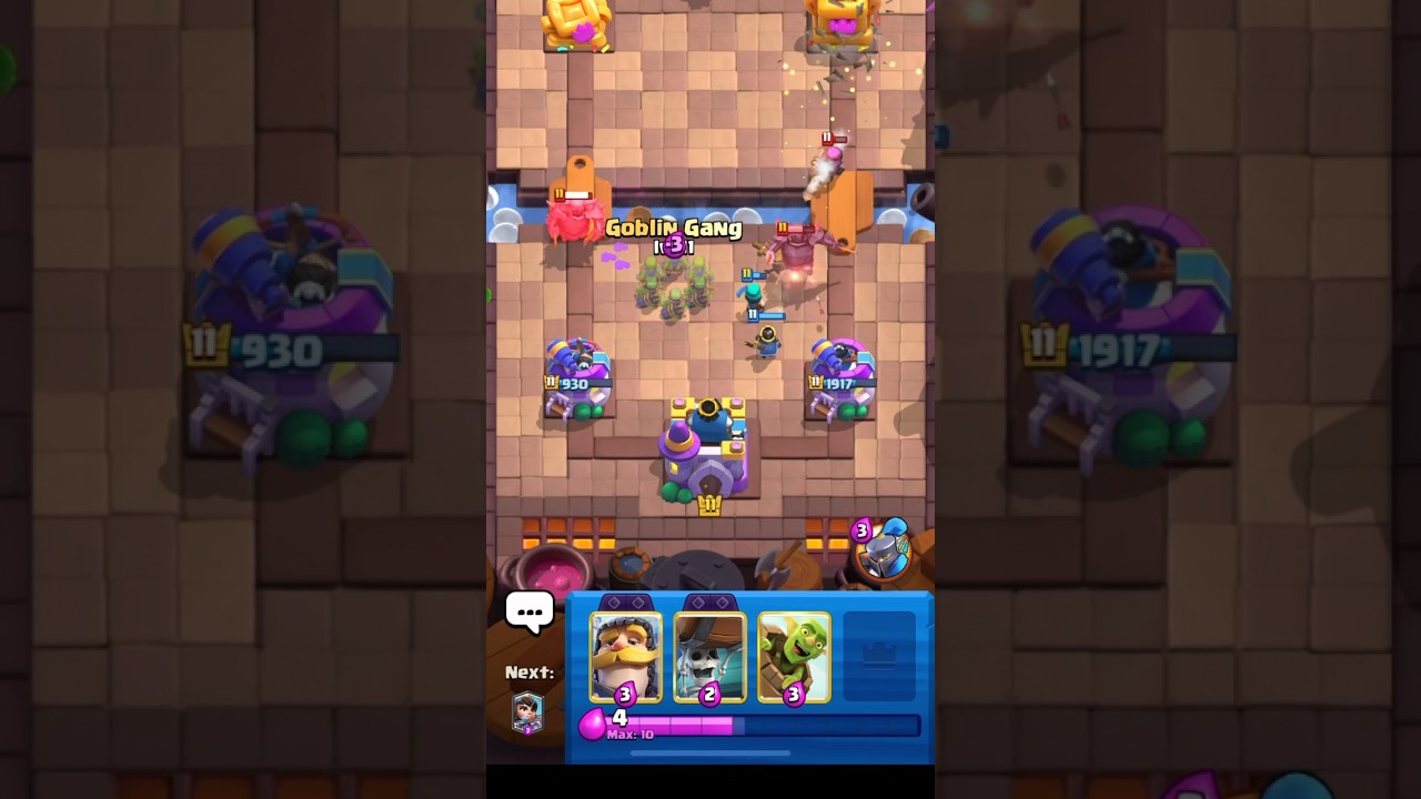 Defending Double Pecka push! #clashroyale #mobilegame #shorts