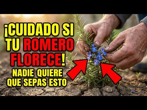 ¡TEN CUIDADO si tu Romero FLORECE en casa! 🌸