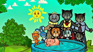 Котяткины истории 3 (Подогрей водичку, Солнце!) - Развивающий мультифильм для детей