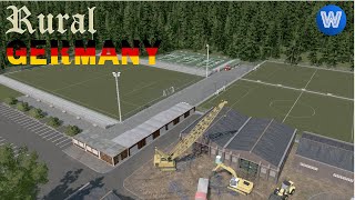 Building a Detailed Sports Complex | Cities Skylines: Rural Germany (Episode 18)