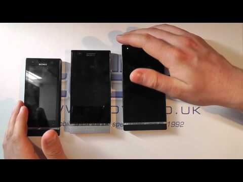 Sony Xperia S v Sony Xperia P v Sony Xperia U (Android Smartphone Comparison)