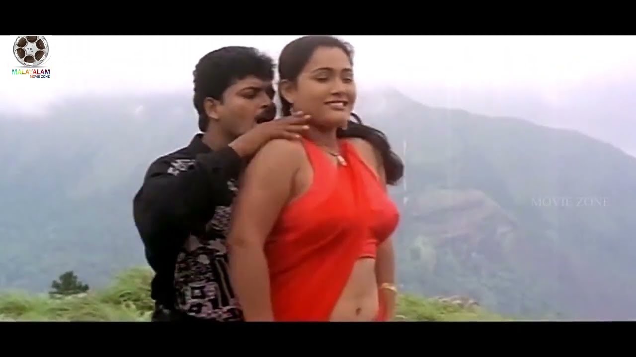 Mallu Maria Hot Romantic Song in Saree  Mariya Hot in Saree