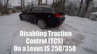 How to Disable Traction Control on a Lexus IS 250\/350 MH: Ep. 17