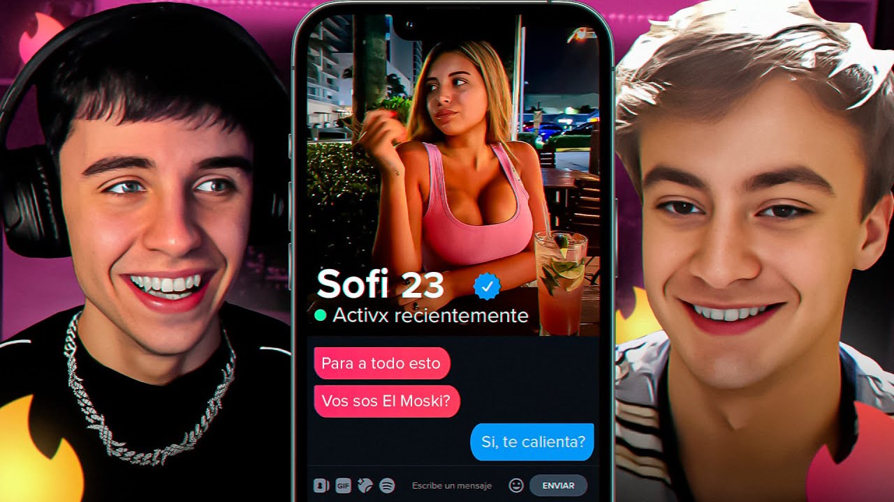 TINDER con MOSKI consiguiendole CITAS
