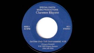 Clarence Rhyans - Let Your Body Talk Instrumental [Special Earth] 1989 Electro Funk 45
