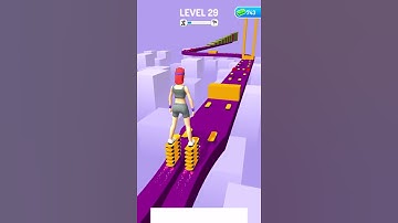 Fun Mobile Gameplay Shorts - Skater Stacker Level - 29
