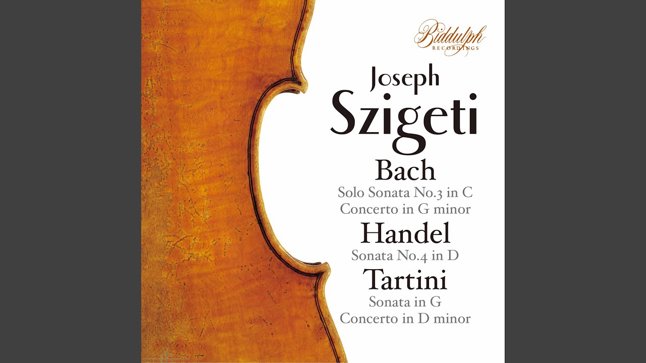 Violin Sonata No. 3 in C Major, BWV 1005: I. Adagio - YouTube