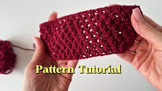 Knit Stitch Library #2 | Calm & Aesthetic Pattern Tutorial