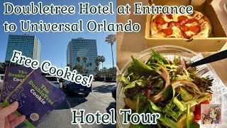 Doubletree At The Entrance To Universal Orlando Hotel Tour | Pet Friendly Hotel With A Dog Run!
