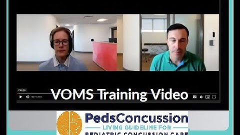 Virtual Vestibular Ocular Motor Screening VOMS Examination (Pedsconcussion.com)