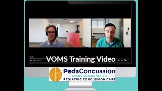 Virtual Vestibular Ocular Motor Screening VOMS Examination (Pedsconcussion.com)