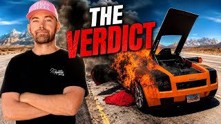The Crazy Reason Why My Lamborghini Caught On Fire.