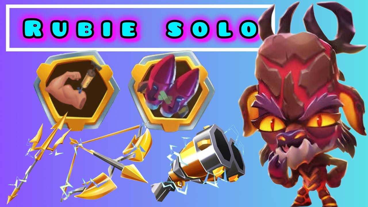 Rubie Maxed Level 20 Solo ZOOBA Gameplay