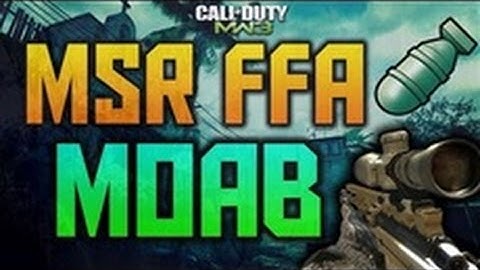 MW3-MSR Quickscope only Moab. w/Rampage Anomaly