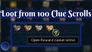 Famous Runescape 3 - Loot From 100 Clue Scrolls! Wealth