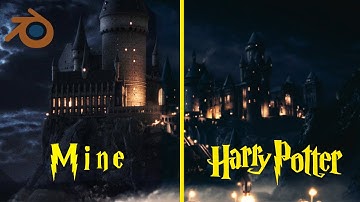 I remade a Harry Potter shot in Blender