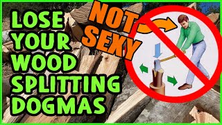 🪓🪵 Not Your Usual Firewood Splitting Advice 🪵🪓 Diversify Your Game