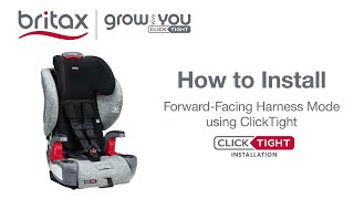 How To Install Britax Grow With You ClickTight Harness-2-Boosters With Seat Belt