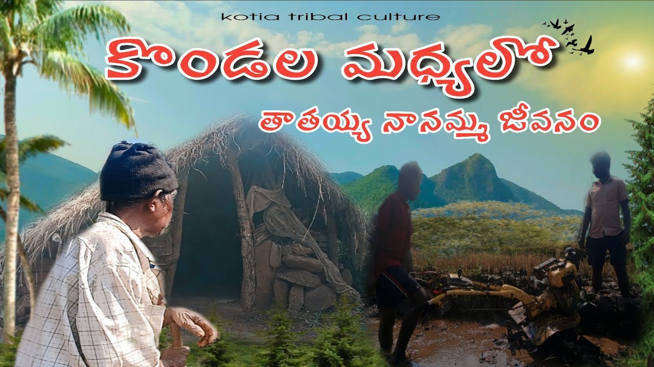కొండల మధ్యలో తాతయ్య నానమ్మ జీవనం/tribals living lifestyle 
