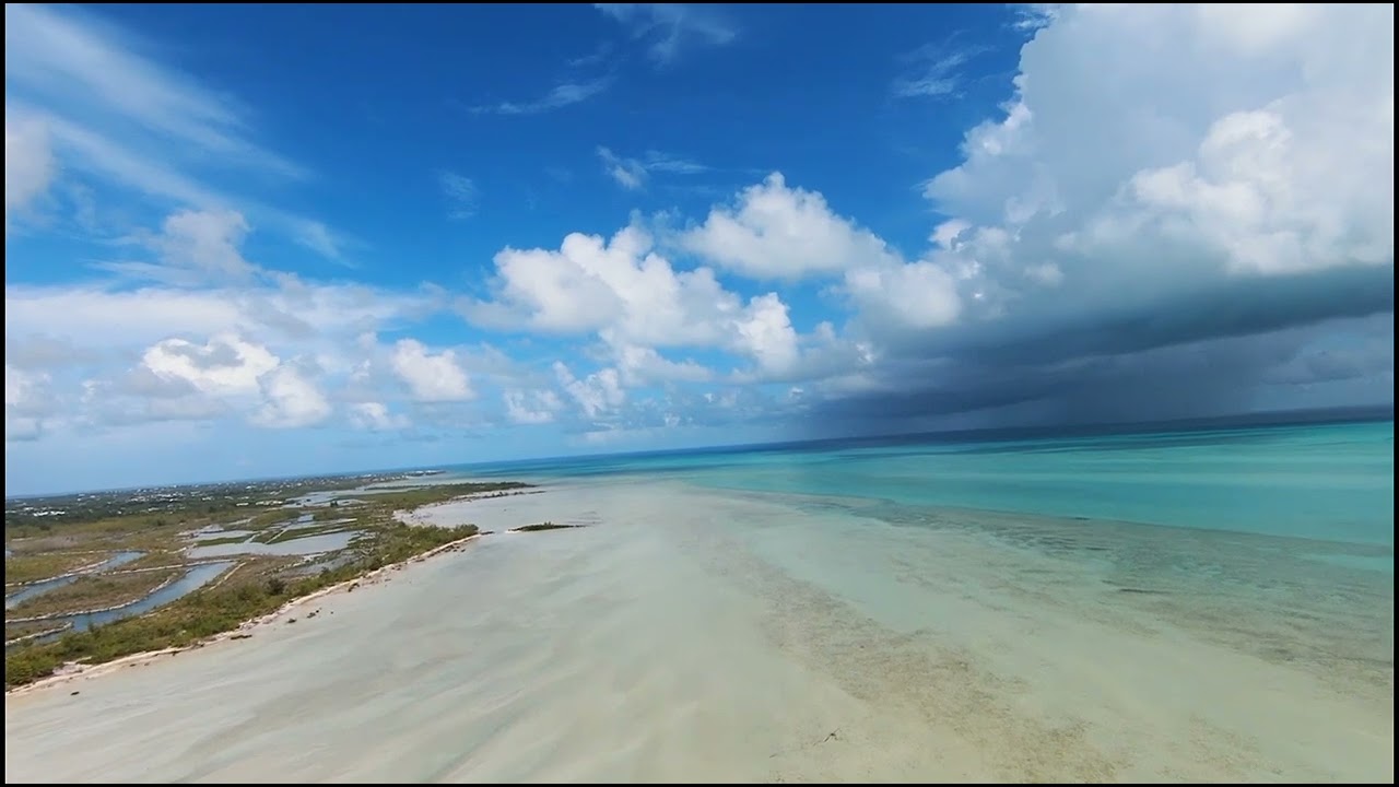 Cinematic Drone Footage, DJI FPV - South Beach Nassau, The Bahamas
