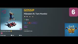 Gossip - Måneskin, Tom Morello Lvl 6 Custom Ragnarock Vot