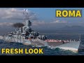 Roma  italian battleship  world of warships