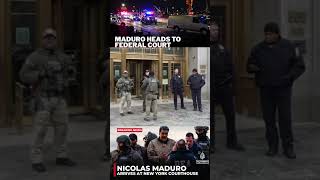 Nicolas Maduro and his wife are transferred to court from detention center in New York