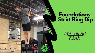 WOD Foundations: Strict Ring Dips