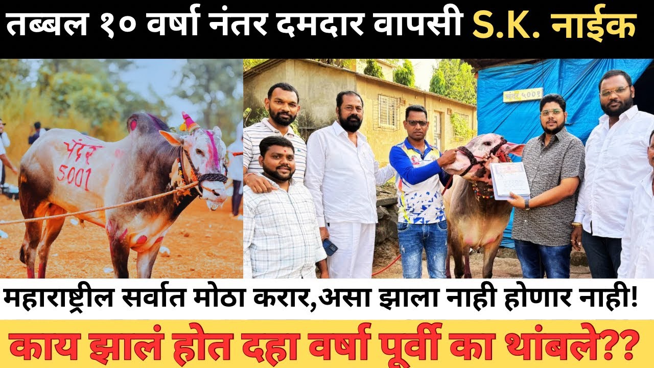 S.K.नाईक कोळीकोपर यांचा विक्रमी करार, नक्की का थांबले १० वर्ष,आता तोच नाव पुन्हा दिसेल टॉपला 🔝✌️🙏