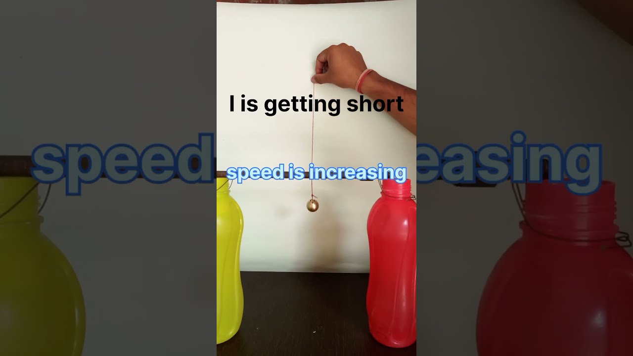 pendulum | SHM | time period & length relation | experiment  