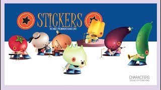 Cartoon/Animation Character - Stickers, Crusher, Blue Bird Yacht, etc. - 스티커즈, 크러셔, 파랑새호 등의 캐릭터