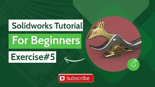 Amazing Nut Cracker Clip- Solidworks Tutorial for Mechanical Engineers Excercise#5 | SL Dimension