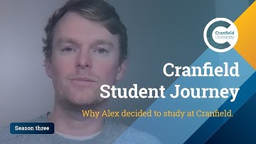 Cranfield Student Journey: Catching up with Alex