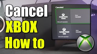 How to Cancel Xbox Game pass Subscription on XBOX Console (Best Method)