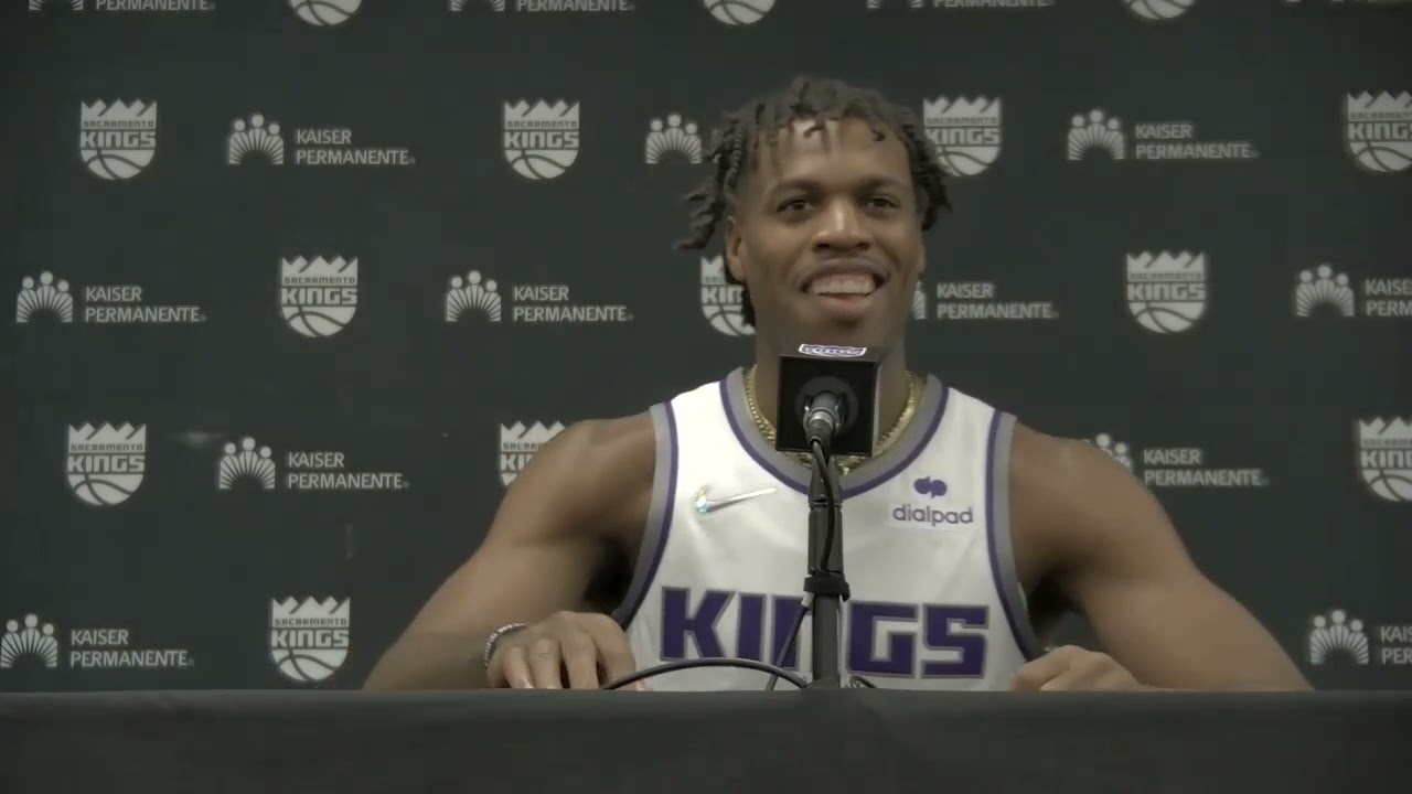 Sacramento Kings introductory press conference with draft picks Davion  Mitchell and Neemias Queta 