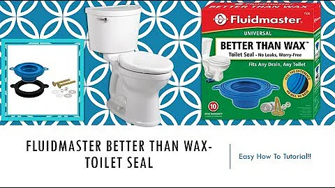 Installing a Fluidmaster Better than Wax Universal Toilet Seal