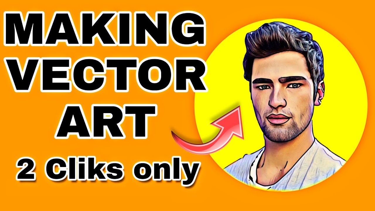 How To Make Vector Art In Few Seconds || PicsArt Tutorial - YouTube