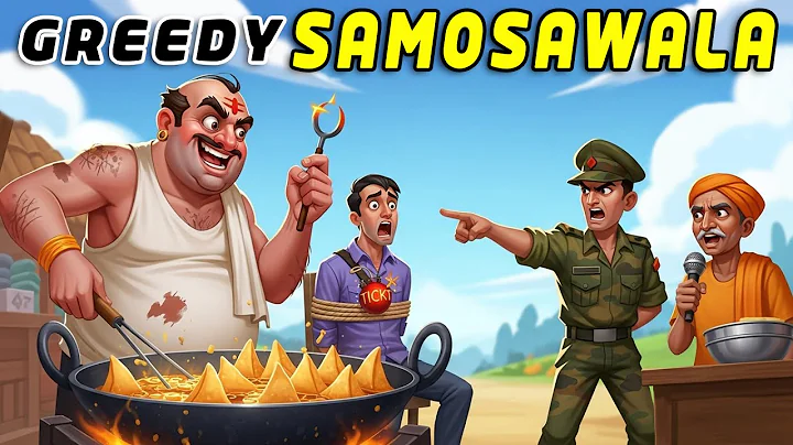 Greedy Samosawala | Moral Stories in English | Life Lesson | Learn English | Bedtime Stories | Story