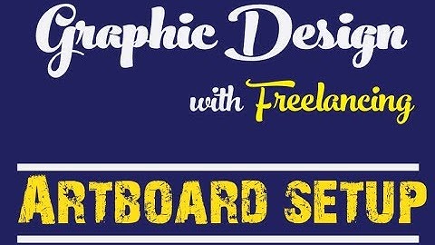 Artboard setup | graphic design bangla tutorial