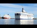 Silja Serenade &amp; Viking Gabriella. Port of Helsinki