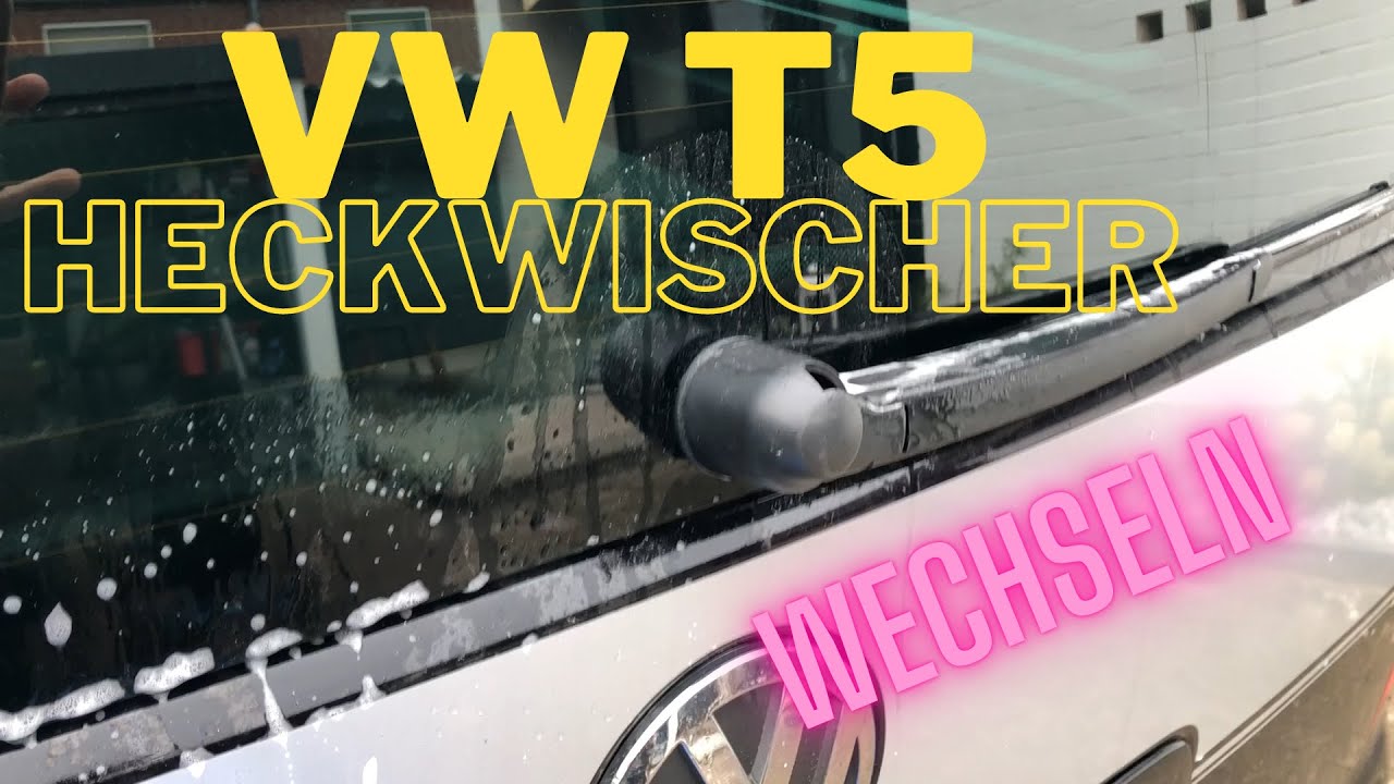 Heckwischer (VW T5) geht nicht ab. Wechsel mit Ersatzteil aus dem