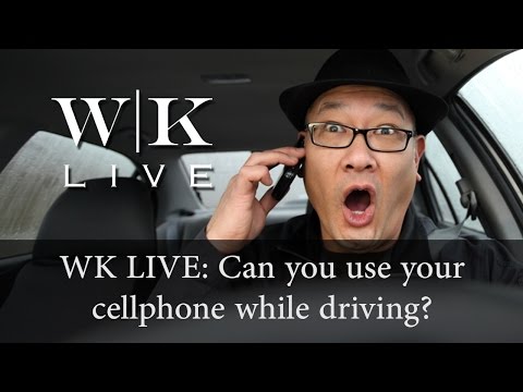 Can you use your cellphone while driving in California? (VC 23123.5)