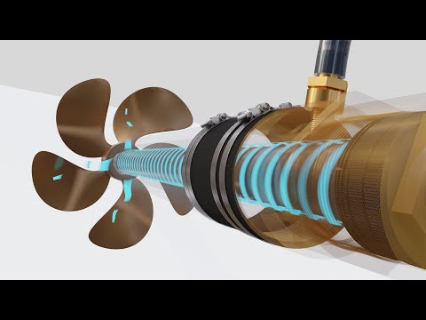Propeller Shaft Seal Animation | Dripless Stuffing Box | RE