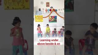 Fun way to learn positions and directions 🌈 #competition #school #experiements #competitionalert
